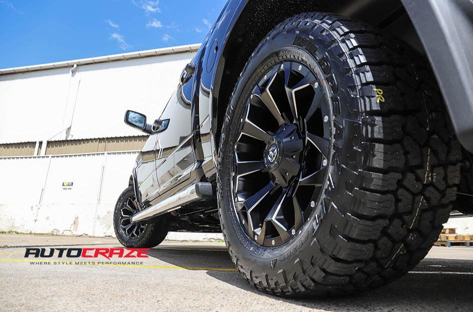 DODGE RAM ASSAULT GLOSS BLACK MILLED ACCENTS